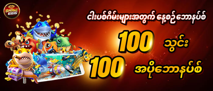 100 သွင်း 100 ပရိုမိုးရှင်း